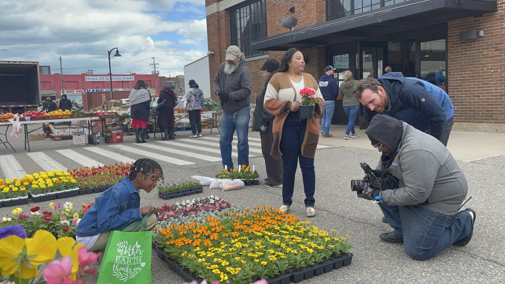 Full View Productions on set at Eastern Market in Detroit 